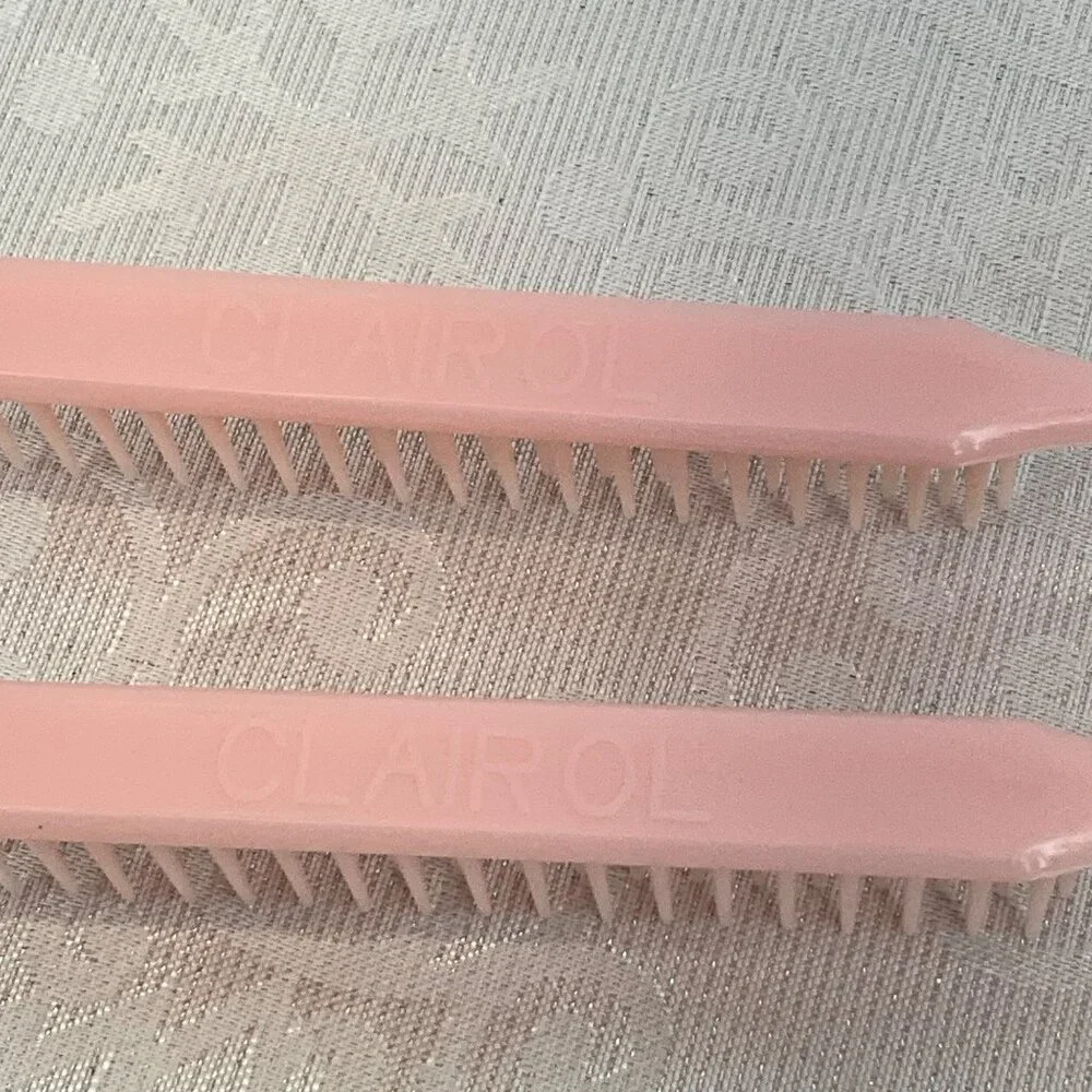 Vintage Clairol Pink Teasing Brush Set‎ of 2